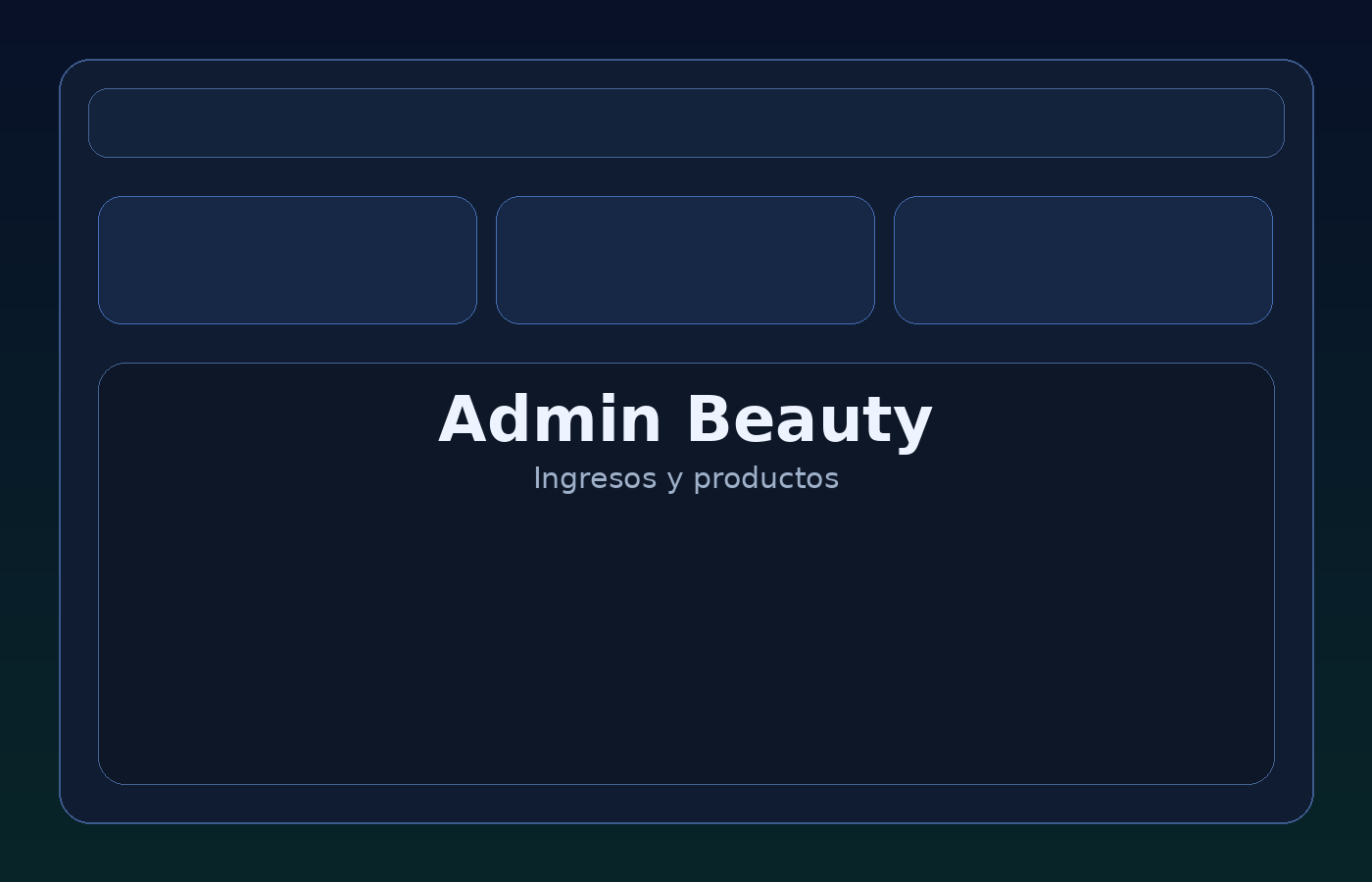 Panel administrativo