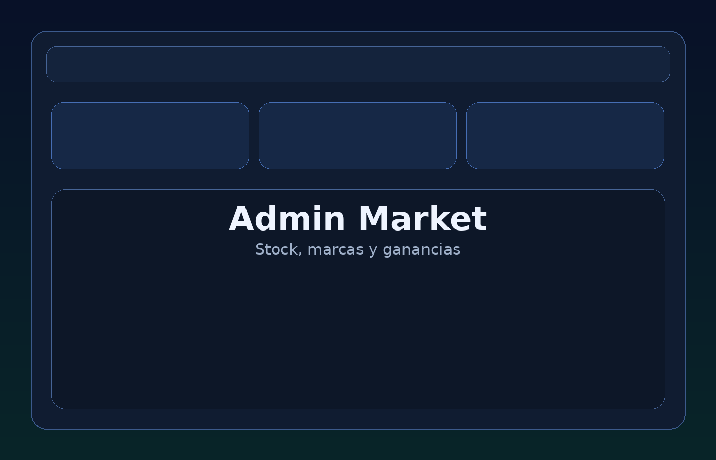 Panel administrativo