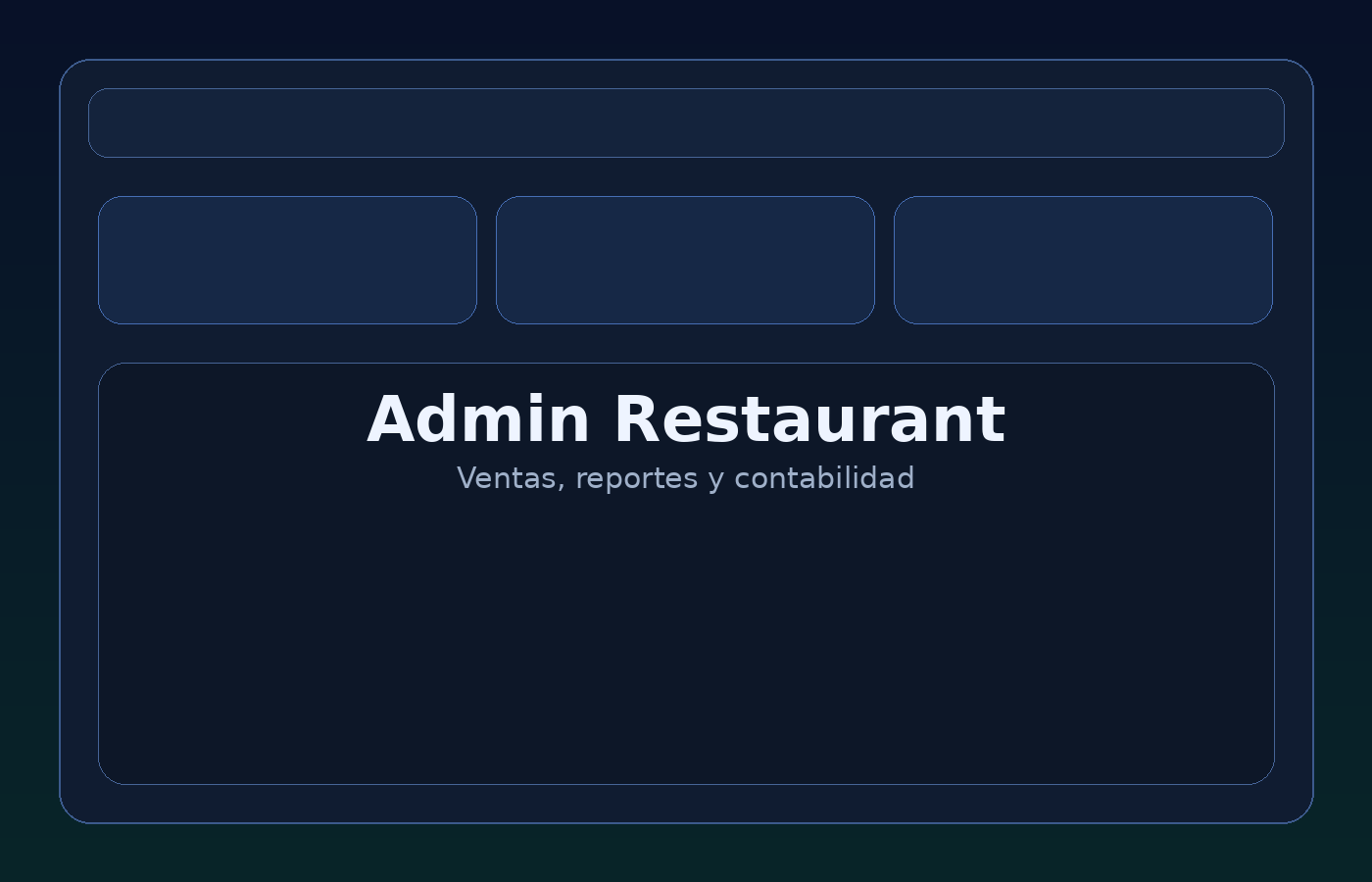 Panel administrativo